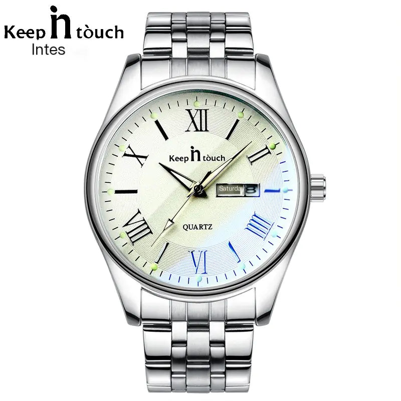 Luxury Waterproof Ultra Thin Couple Quartz Watches